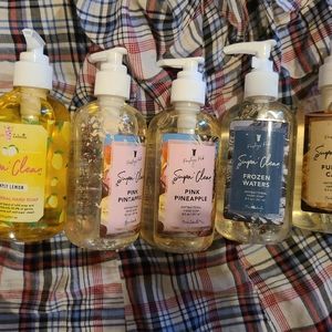 5pk Pink Zebra Hand Soap